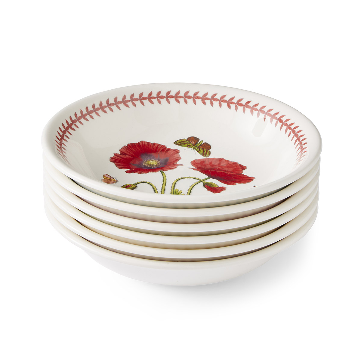 Botanic Garden Meadow 8" Pasta Bowl Set of 6 image number null